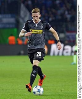 30.09.2015, xovx, Fussball, UEFA Champions League, Borussia Moenchengladbach - Manchester City FC, emspor, Andre Hahn (Borussia Moenchengladbach), Freisteller.