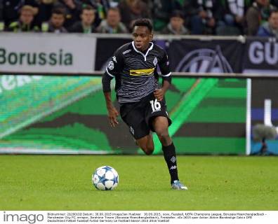 30.09.2015, xovx, Fussball, UEFA Champions League, Borussia Moenchengladbach - Manchester City FC, emspor, Ibrahima Traore (Borussia Moenchengladbach), Freisteller.