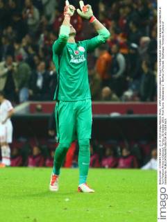 UEFA Champions League Group C football match between Galatasaray and Benfica at Turk Telekom Arena in Istanbul, Turkey, 21 October 2015. Final Score: Galatasaray 2 - Benfica 1 Pictured: Goalkeeper Fernando Muslera of Galatasaray.