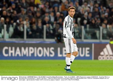 Turin, 21.10.2015 - UEFA Champions League 2015 2016 - Juventus Turin vs Borussia Mönchengladbach - claudio marchisio - xHOCHxZWEIx xItalyxPhotoxPressx