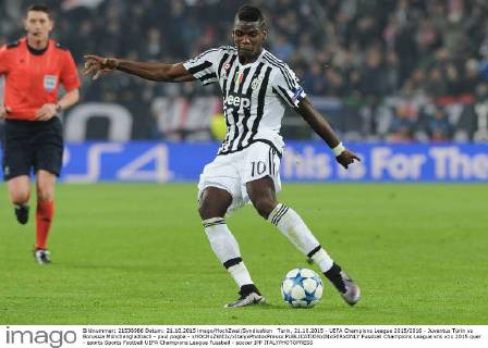 Turin, 21.10.2015 - UEFA Champions League 2015 2016 - Juventus Turin vs Borussia Mönchengladbach - paul pogba - xHOCHxZWEIx xItalyxPhotoxPressx
