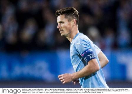 Malmö FFs Markus Rosenberg during UEFA Champions League 2015 2016 match between Malmö FF and Shakhtar Donezk. Malmö, 21.10.2015. Copyright: PETTERxARVIDSON BB151021PA218
