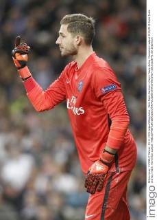Paris Saint-Germain s Kevin Trapp during Champions League 2014 2015 Semi-finals 2nd leg match. November 3,2015. (2015110374)