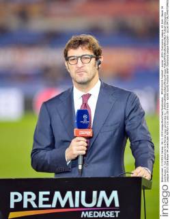 IPP20151105 Football - soccer: UEFA Champions League, AS Rom - Bayer 04 Leverkusen 3, l ex calciatore Ciro Ferrara oggi opinionista tv - xHOCHxZWEIx xItalyxPhotoxPressx