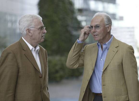 v,l, Fedor Radmann;Franz Beckenbauer