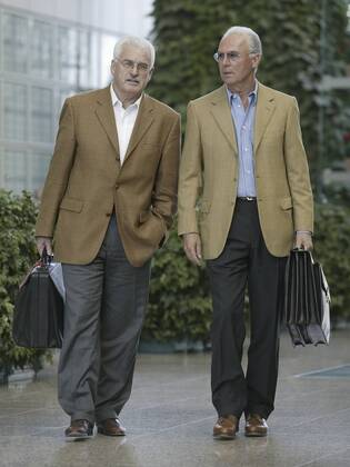 v,l, Fedor Radmann;Franz Beckenbauer