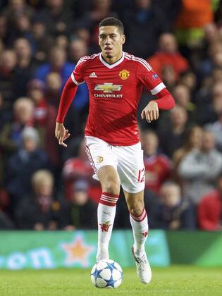 Chris Smalling of Manchester United ManU during the UEFA Champions League group B match between Manchester United and PSV Eindhoven on November 25, 2015 at Old Trafford in Manchester, England Manchester United v PSV Eindhoven Champions Laegue 2015 2016 xVIxxIVx 4651014