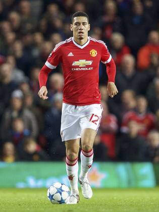 Chris Smalling of Manchester United ManU during the UEFA Champions League group B match between Manchester United and PSV Eindhoven on November 25, 2015 at Old Trafford in Manchester, England Manchester United v PSV Eindhoven Champions Laegue 2015 2016 xVIxxIVx 4651016