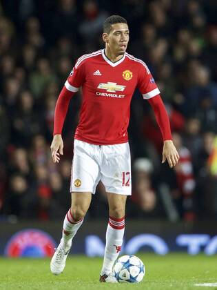 Chris Smalling of Manchester United ManU during the UEFA Champions League group B match between Manchester United and PSV Eindhoven on November 25, 2015 at Old Trafford in Manchester, England Manchester United v PSV Eindhoven Champions Laegue 2015 2016 xVIxxIVx 4651017
