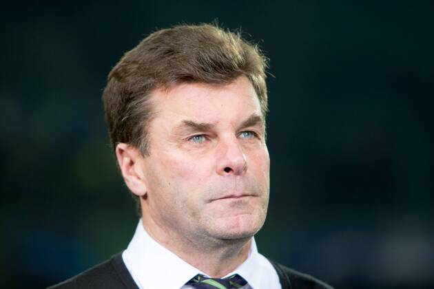 Fußball, UEFA Champions League, VfL Wolfsburg - Manchester United ManU Dieter Hecking (Cheftrainer Wolfsburg) Portrait, Porträt, Einzelbild. xtgx