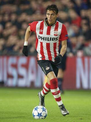 Hector Moreno of PSV during the UEFA Champions League match between PSV Eindhoven and CSKA Moscow on December 8, 2015 at the Philips stadium in Eindhoven, The Netherlands. PSV v CSKA Moscow UEFA Champions League 2015 2016 xVIxxIVx 4678164