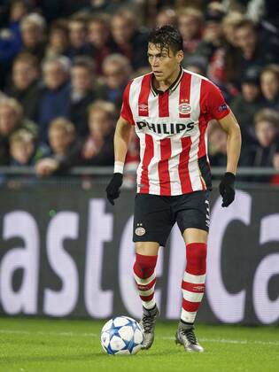 Hector Moreno of PSV during the UEFA Champions League match between PSV Eindhoven and CSKA Moscow on December 8, 2015 at the Philips stadium in Eindhoven, The Netherlands. PSV v CSKA Moscow UEFA Champions League 2015 2016 xVIxxIVx 4678177