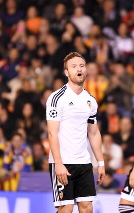 Valencia s Shkodran Mustafi during Champions league match. December 9, 2015. (2015120922)