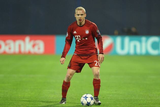 Zagreb, 09.12.2015., Stadion Maksimir, Champions League, group F, GNK Dinamo Zagreb (blue) 0-2 FC Bayern (red) Sebastian RODE (20)