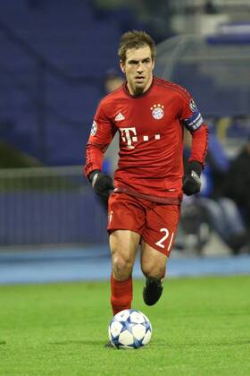 Zagreb, 09.12.2015., Stadion Maksimir, Champions League, group F, GNK Dinamo Zagreb (blue) 0-2 FC Bayern (red) Philipp LAHM (21)
