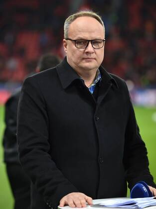 09.12.2015, Fussball, Saison 2015 2016, Champions League, 2015 16, Vorrunde, Bayer 04 Leverkusen - FC Barcelona Barca 1:1, ZDF Moderator Oliver Welke