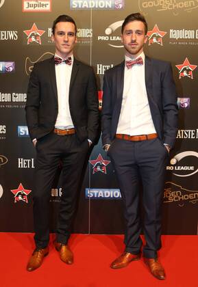 - LINT, BELGIUM: Gent s Brecht Dejaegere pictured on the red carpet ahead of the 62nd edition of the Golden Shoe award ceremony, Wednesday 13 January 2016, in Lint AED studio. The Golden Shoe (Gouden Schoen Soulier d Or) is an award for the best soccer player of the Belgian Jupiler Pro League championship during the year 2015. VIRGINIExLEFOUR  x04772731x