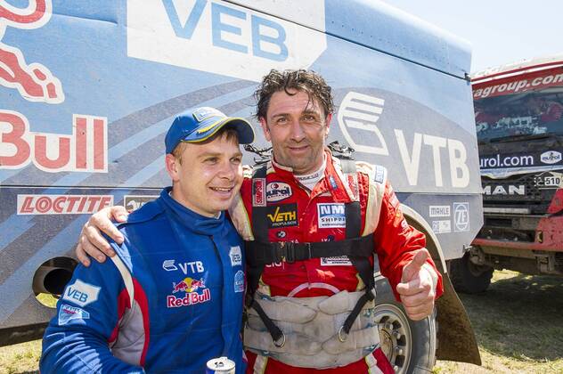 312 Robby Gordon - Kellon Walch (USA) GORDINI Team Speed Energy , 384 Franciosi Joao Antonio - Gustavo Gugelmin (BRA) MITSUBISHI M , 510 Peter Versluis - Marcel Pronk - Artur Klein (NLD) MAN Eurol ,Argentien,Argentina, Dakar Press Team ,DPT,DPT2016,finish,Rally,rallye,Rallyewerk,Rosario, Special Stage , stage 13 Villa Carlos Paz Rosario 16-1-2016 , Villa Carlos Paz xVIxRobertxW.xKranzx xRallyewerkxIVx 4840493
