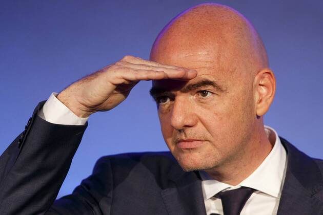 Feb. 1, 2016 - London, London, UK - London, UK. FIFA Presidential Candidate, Gianni Infantino unveils his 90 day plan that he will implement if he is elected FIFA President, at Wembley Stadium in London on Monday 1 February 2016. FIFA Presidential Candidate Gianni Infantino  - ZUMAl94_