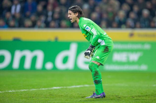Moenchengladbach Torwart Yann Sommer (Borussia Moenchengladbach 1) beim Fussball Bundesligaspiel zwischen Borussia Moenchengladbach und dem SV Werder Bremen am 05.02.2016, Copyright: Schülerx xEibner-Pressefoto EP_jse
