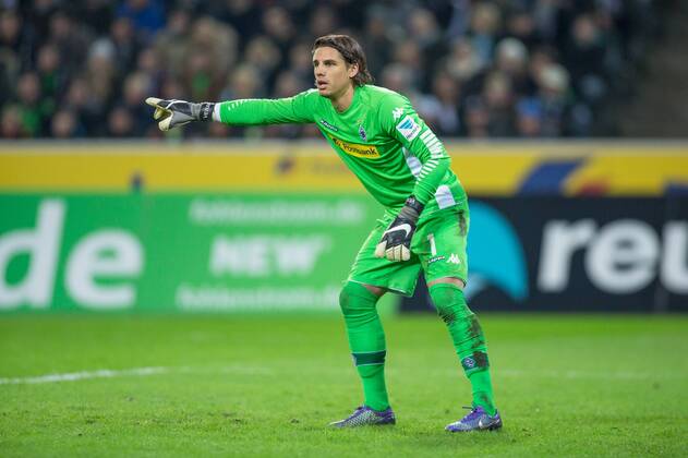Moenchengladbach Torwart Yann Sommer (Borussia Moenchengladbach 1) beim Fussball Bundesligaspiel zwischen Borussia Moenchengladbach und dem SV Werder Bremen am 05.02.2016, Copyright: Schülerx xEibner-Pressefoto EP_jse