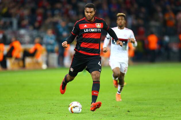 Leverkusen Jonathan Tah ( 4, Bayer 04 Leverkusen), Bayer 04 Leverkusen vs FC Bayern Muenchen, Fussball, 1. Bundesliga, 06.02.2016, Copyright: Deutzmannx xEibner-Pressefoto EP_cdn