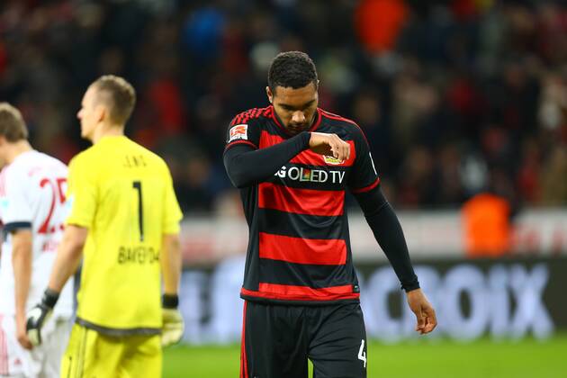 Leverkusen Jonathan Tah ( 4, Bayer 04 Leverkusen), Bayer 04 Leverkusen vs FC Bayern Muenchen, Fussball, 1. Bundesliga, 06.02.2016, Copyright: Deutzmannx xEibner-Pressefoto EP_cdn
