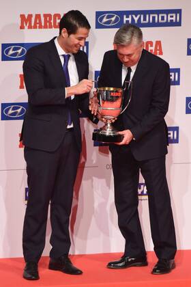 Carlo Ancelotti en los Premios Marca en Madrid. 588  - ZUMA