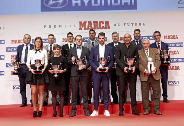 Marca Awards show at Teatro Goya in Madrid. In this picture, the winners. xBEATRIZxGUZMÃNx 