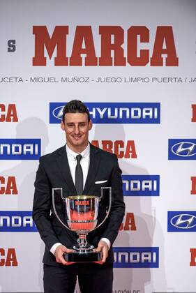 Marca Awards show at Teatro Goya in Madrid. In this picture, Aritz Aduriz. xDIEGOxGxSOUTOx 