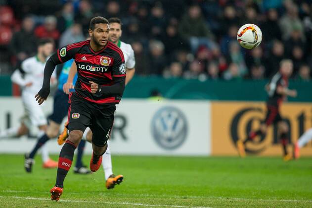 Leverkusen Jonathan Tah (Bayer 04 Leverkusen 4) bei der DFB-Pokal Viertelfinale Partie zwischen Bayer 04 Leverkusen und dem SV Werder Bremen am 09.02.2016, Copyright: Schülerx xEibner-Pressefoto EP_jse