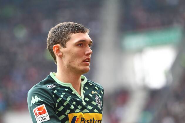 Andreas Christensen (Bor. Mönchengladbach), Porträt, FC Augsburg vs. Borussia Mönchengladbach, 23. Spieltag, 28.02.2016