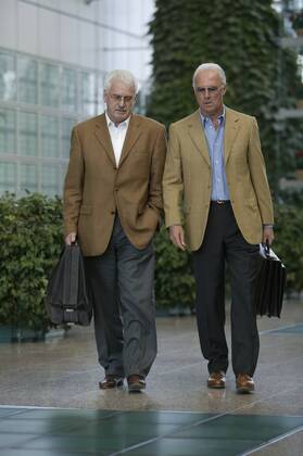 v,l, Fedor Radmann;Franz Beckenbauer