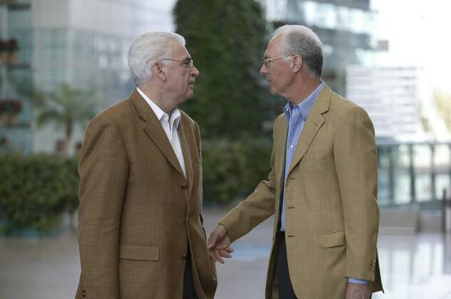 v,l, Fedor Radmann;Franz Beckenbauer