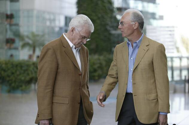 v,l, Fedor Radmann;Franz Beckenbauer