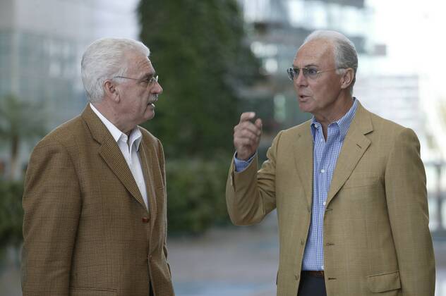 v,l, Fedor Radmann;Franz Beckenbauer