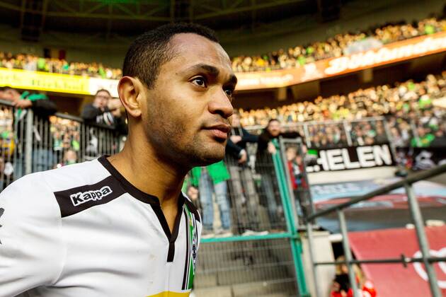 Moenchengladbach Raffael (Borussia Moenchengladbach 11) beim Fussball Bundesligaspiel zwischen Borussia Moenchengladbach und Eintracht Frankfurt am 12.03.2016, Copyright: Schülerx xEibner-Pressefoto EP_jse