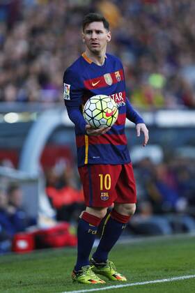 Lionel Messi (Barcelona), MARCH 12 2016 - Football Soccer : Spanish Primera Division Liga BBVA match between FC Barcelona Barca 6-0 Getafe at Camp Nou stadium in Barcelona, Spain. NoxThirdxPartyxSales (oqma_BCNGTF_003)