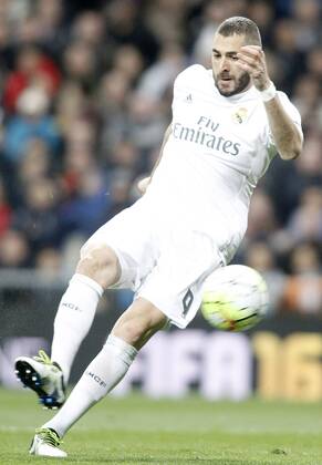 Real Madrid s Karim Benzema during La Liga match. March 20,2016. (2016032009)