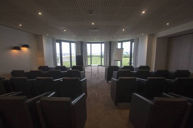 EURO 2016 - Mannschaftsquartier Albanien: Hotel L Agapa & Spa in Perros Guirec - Konferenzsaal FOOTBALL - Perros Guirec - 05 04 2016 AlexisCourcoux Panoramic