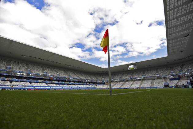 02.07.2016, Fussball EM-2016 Frankreich, Viertelfinale, Deutschland - Italien, im Stade de Bordeaux in Bordeaux, Das Stadion in der Innenansicht.