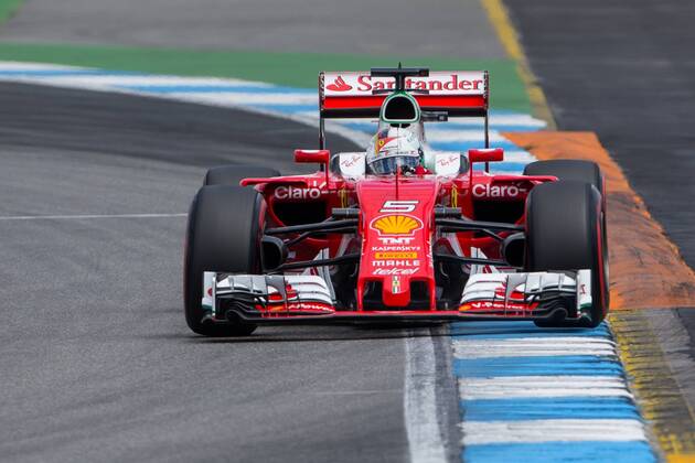 Sebastian Vettel (Scuderia Ferrari), Grosser Preis von Deutschland 2016, Qualifikation, Motorsport, Formel 1, 30.07.2016, Copyright: Neis Eibner-Pressefoto EP_ANS