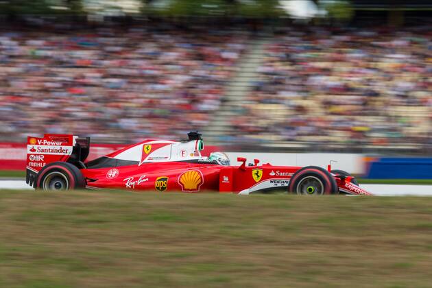 Sebastian Vettel (Scuderia Ferrari), Grosser Preis von Deutschland 2016, Qualifikation, Motorsport, Formel 1, 30.07.2016, Copyright: Neis Eibner-Pressefoto EP_ANS