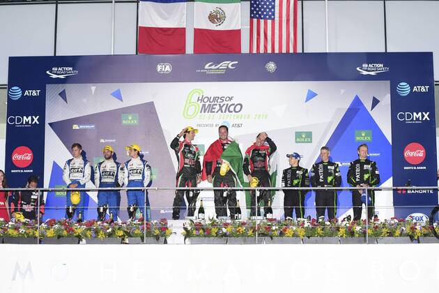 43 RGR BY MORAND (MEX) LIGIER JS P2 NISSAN LMP2 RICARDO GONZALEZ (MEX) FILIPE ALBUQUERQUE (PRT) BRUNO SENNA (BRA) AUTOMOBILE : WEC - 6 Stunden von Mexico - 03 09 2016 VisionSport Panoramic 