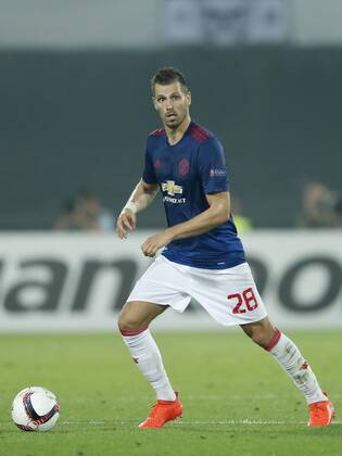Morgan Schneiderlin of Manchester United ManU during the Europa League group A match between Feyenoord and Manchester Uinited on September 15, 2016 at the Kuip stadium in Rotterdam, The Netherlands. Feyenoord Rotterdam v Manchester United UEFA Europa League 2016 2017 xVIxxIVx 6226014
