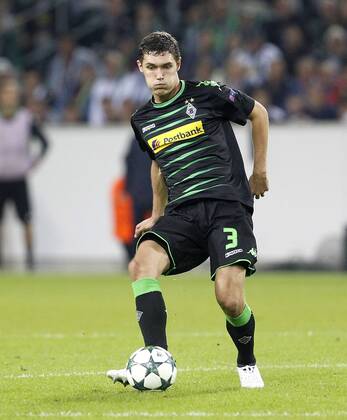 Andreas Christensen (Bor. Moenchengladbach) runs with the ball during the Championsleague between Borussia Moenchengladbach and FC Barcelona Barca Borussiapark in Moenchengladbach on September 28., 2016. Borussia Mönchengladbach vs. FC Barcelona in der Champions League der Saison 2015 2016 am 28. September 2016.