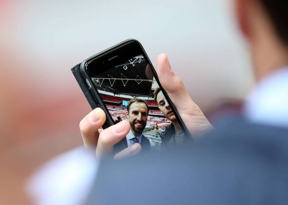 England s Gareth Southgate looks on during the World Cup Qualifying Group F match at Wembley Stadium, London. Picture date October 8th, 2016 Pic David Klein Sportimage EDITORIAL USE ONLY. No use with unauthorised audio, video, data, fixture lists, club league logos or live services. Online in-match use limited to 120 images, no video emulation. No use in betting, games or single club league player publications.