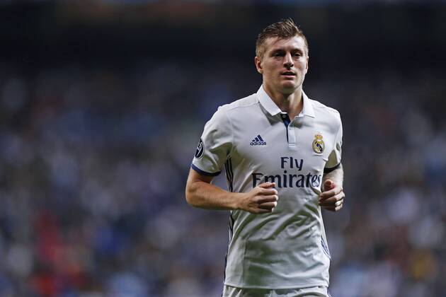 Toni Kroos (Real) , OCTOBER 18 2016 - Football Soccer : UEFA Champions League Group F match between Real Madrid 5-1 Legia Warsawa at Estadio Santiago Bernabeu in Madrid, Spain. Noxthirdxpartyxsales  (oqma020662)