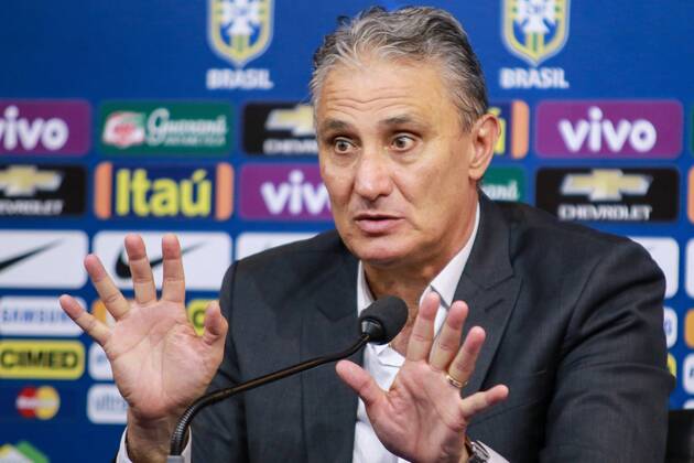 Brasil x Argentina BELO HORIZONTE, MG - 10.11.2016: BRASIL X ARGENTINA - Tite, Brazil coach aft Brazil x Argentina, starting valida by eliminatorias World Cup 2018 in Estadio Mineira £ o, Belo Horizonte, MG. (Photo: Dudu Macedo Fotoarena) x1228506x  DuduxMacedo