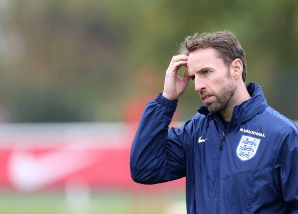 England s Gareth Southgate looks on during training at Tottenham Hotspur training centre, London. Picture date November 14th, 2016 Pic David Klein Sportimage EDITORIAL USE ONLY. No use with unauthorised audio, video, data, fixture lists, club league logos or live services. Online in-match use limited to 120 images, no video emulation. No use in betting, games or single club league player publications.